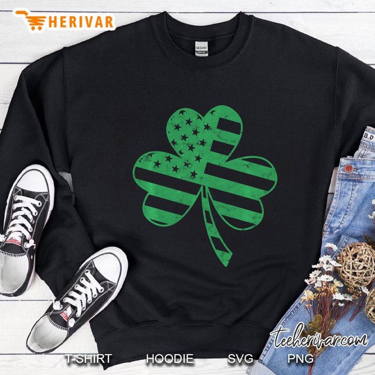 American Flag Shamrock Sweatshirt