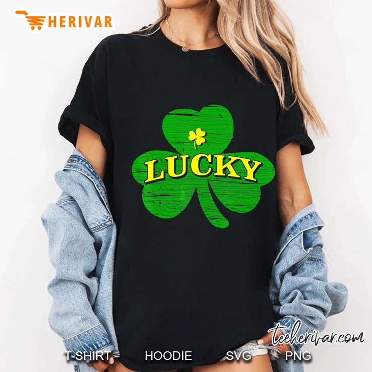 Lucky Shamrock Version Ladies Tee