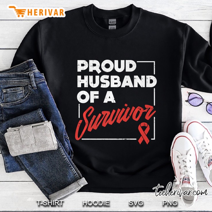 Proud Husband Of A Survivor Sweatshirt