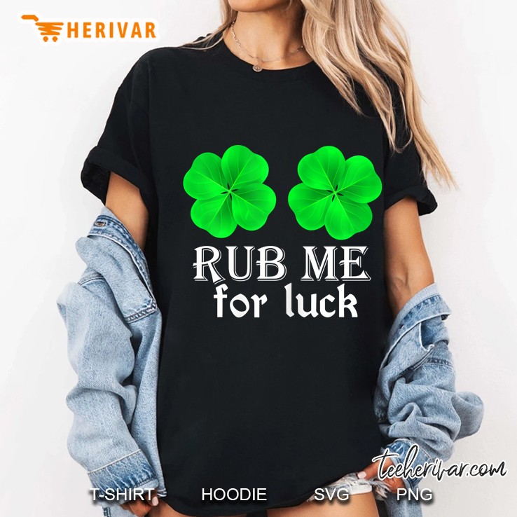 Rub Me For Luck Irish Shamrock Boobs St Patrick