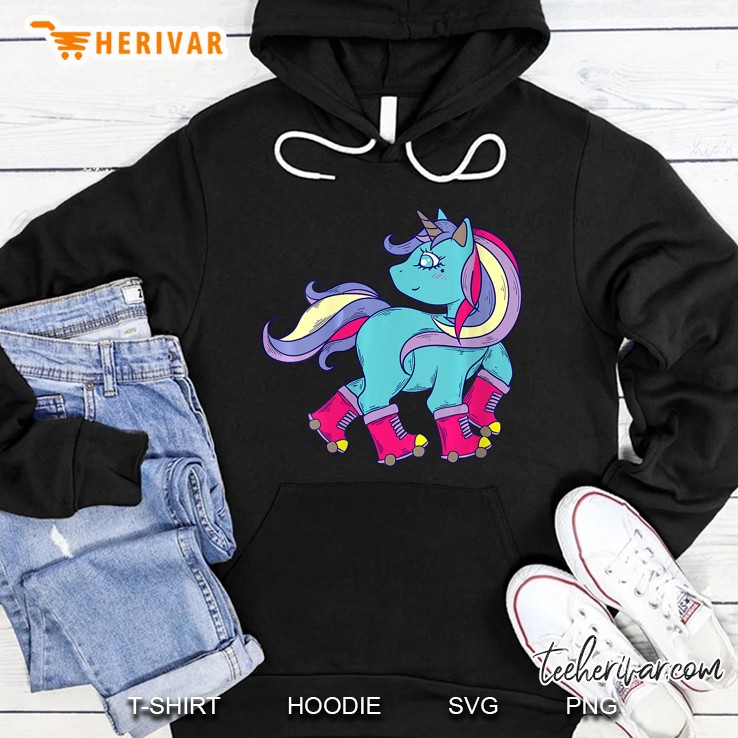 Skating Unicorn Cute Horse Ice Skaters Hoodie