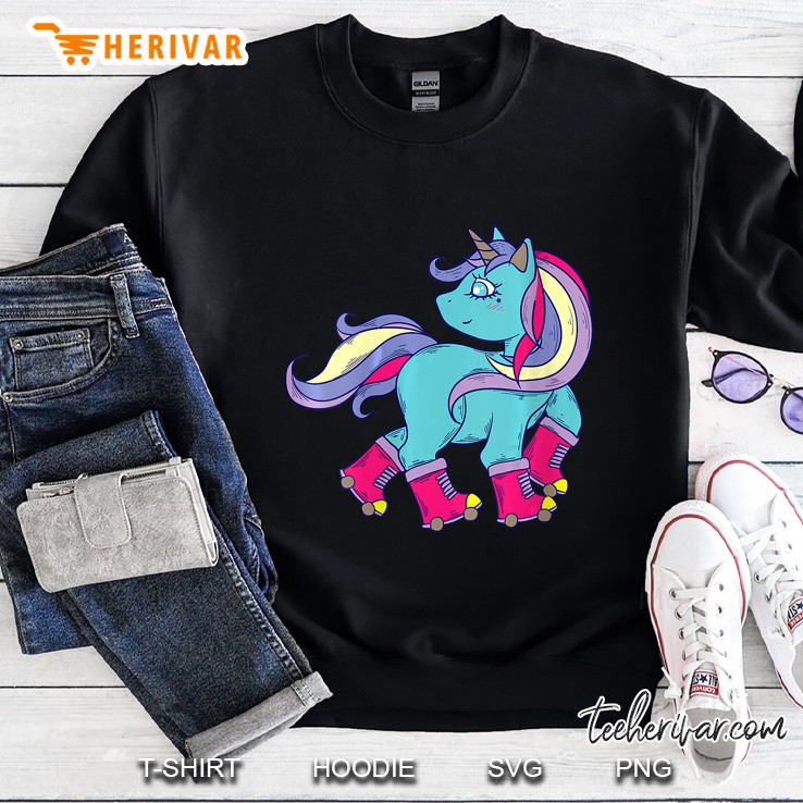 Skating Unicorn Cute Horse Ice Skaters Sweatshirt