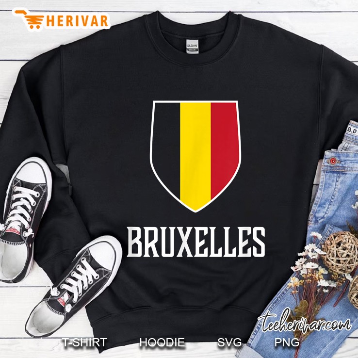 Bruxelles Belgium Flag Sweatshirt