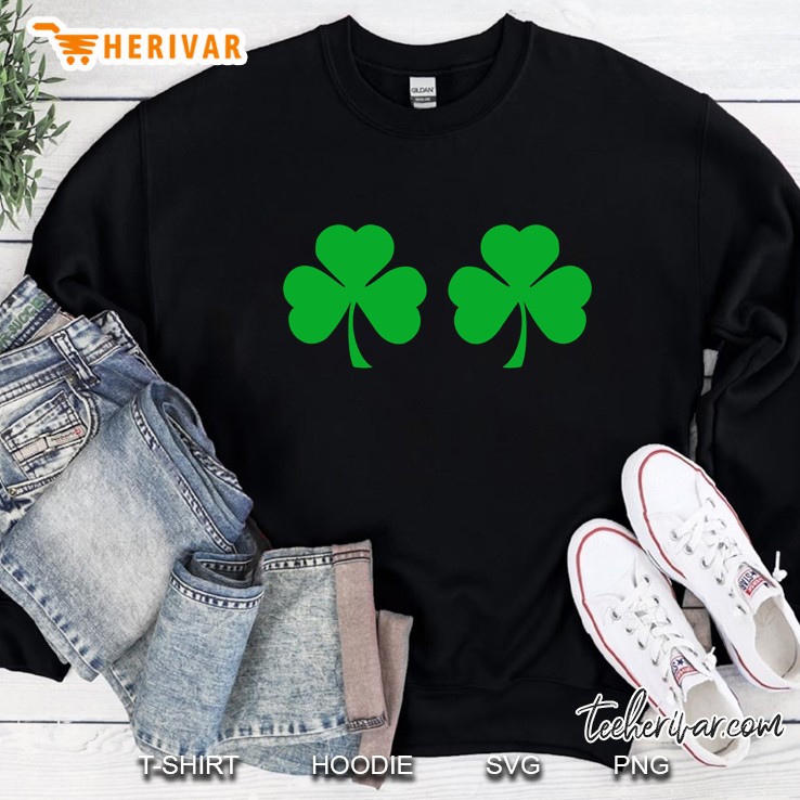 Shamrocks Boobs St Patricks Day Sweatshirt