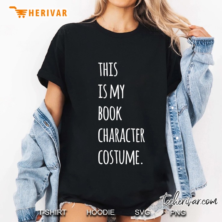 This Is My Book Character Costume Ladies Tee
