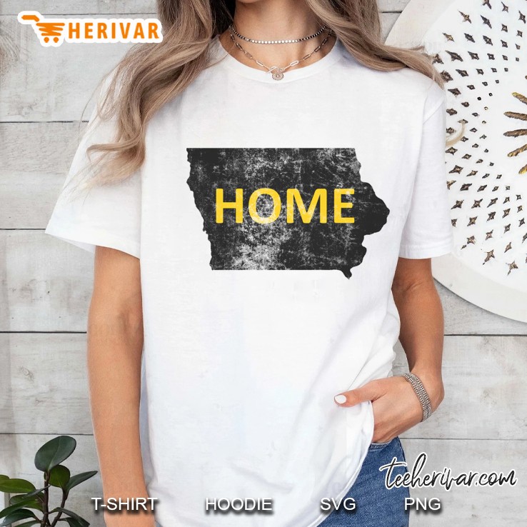 Home Iowa Map Ladies Tee