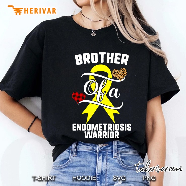 Brother Of A Endometriosis Warrrior Ladies Tee