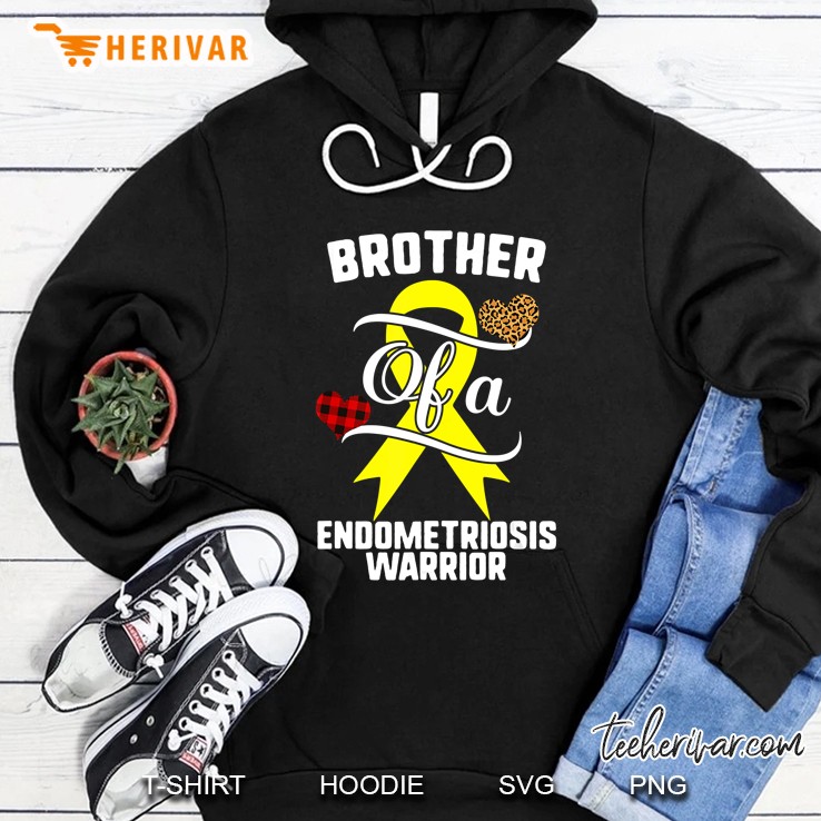 Brother Of A Endometriosis Warrrior Hoodie