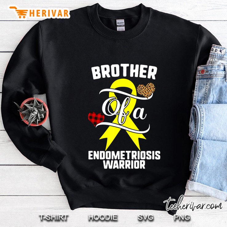 Brother Of A Endometriosis Warrrior Sweatshirt