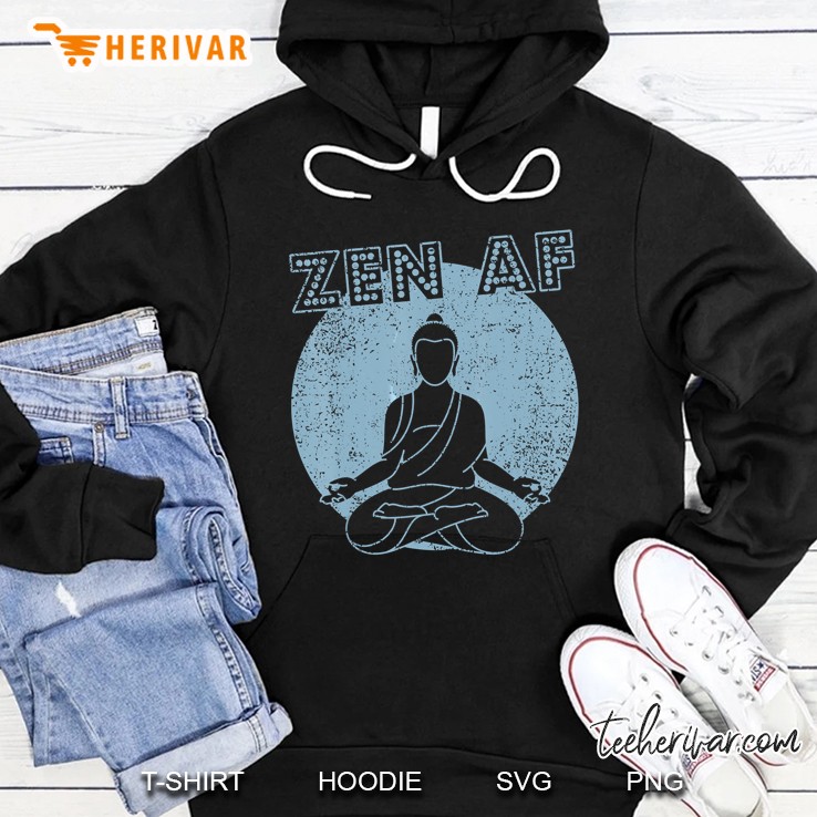Zen Af Buddha Silhouette Version Hoodie