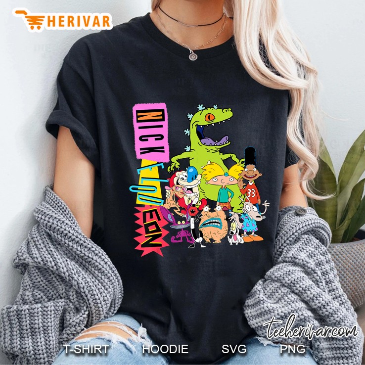 Nickelodeon Throwback Characters Hoodie