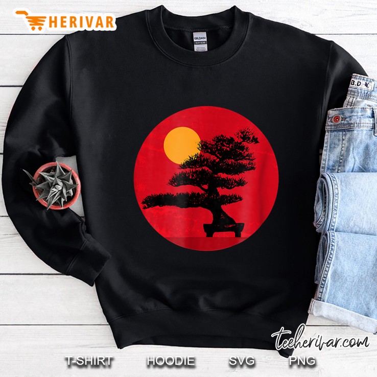 Bonsai Tree Dwarf Tree Vintage Zenbonzai Gardening Sweatshirt
