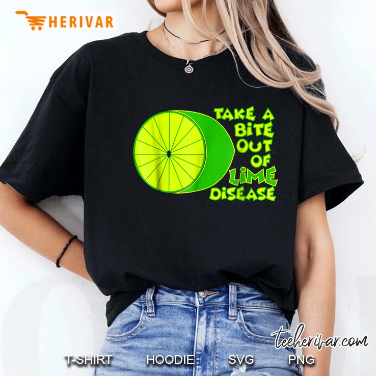 Take A Bite Out Of Lime Disease Ladies Tee