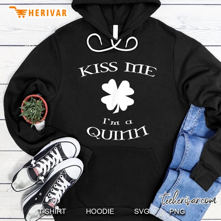 Kiss Me I'm A Quinn St Patrick's Day Mugs