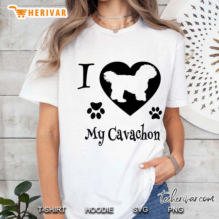 I Love My Cavachon Ladies Tee