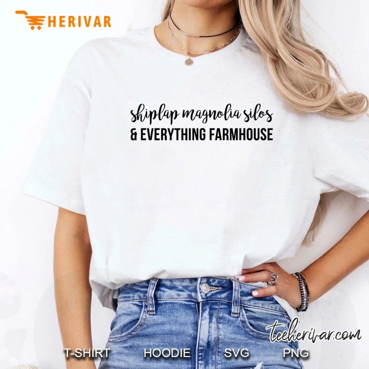 Shiplap Magnolia Silos & Everything Farmhouse Version2 Ladies Tee