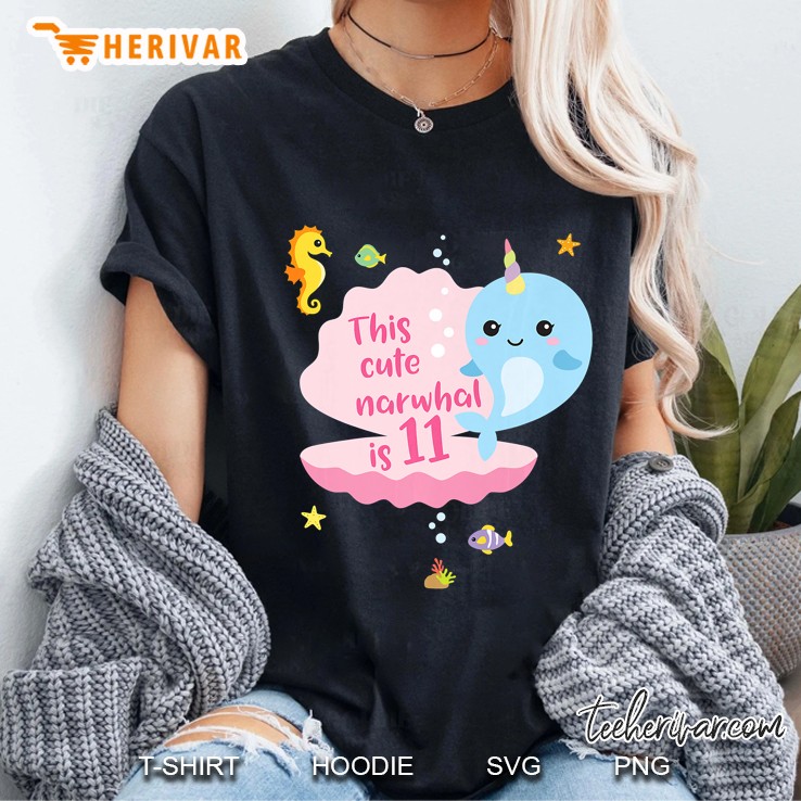 This Cute Narwhat Is 11 Ladies Tee