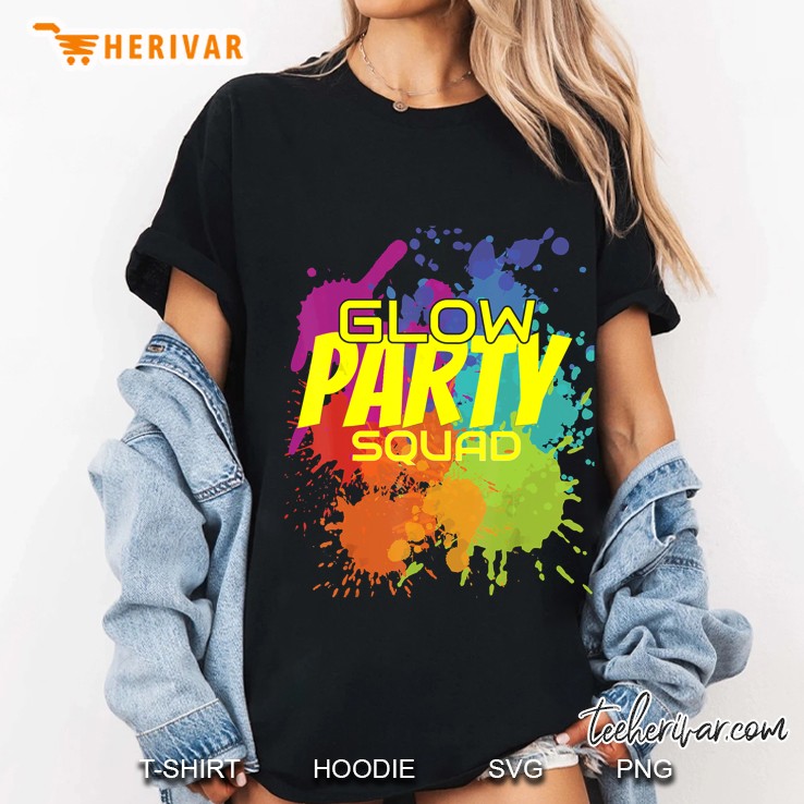 Glow Party Squad Ladies Tee