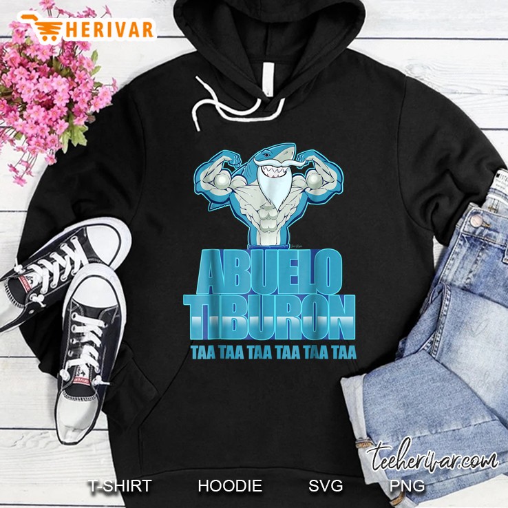 Abuelo Tiburon Taa Taa Taa Taa Taa Taa Beard Shark Version Hoodie