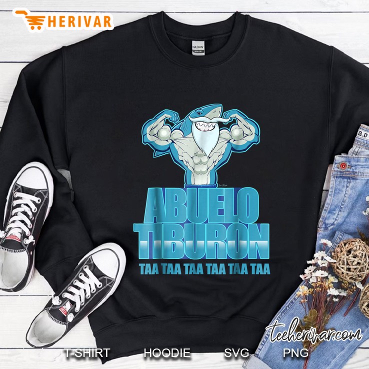 Abuelo Tiburon Taa Taa Taa Taa Taa Taa Beard Shark Version Sweatshirt