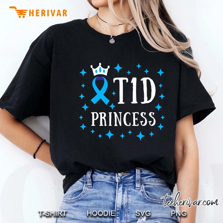 T1d Princess Type 1 Diabetes Awareness Ladies Tee