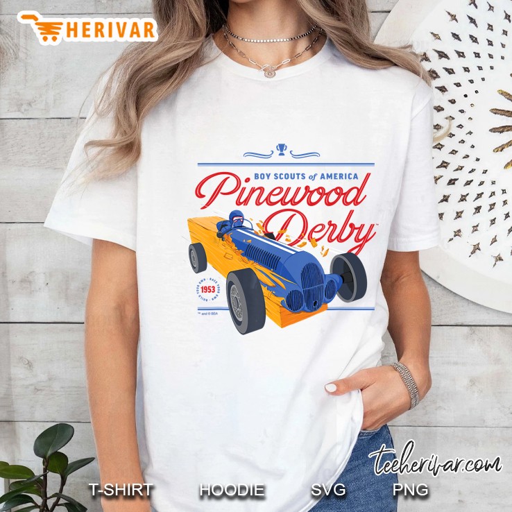 Boy Scouts Of America Pinewood Derby Ladies Tee