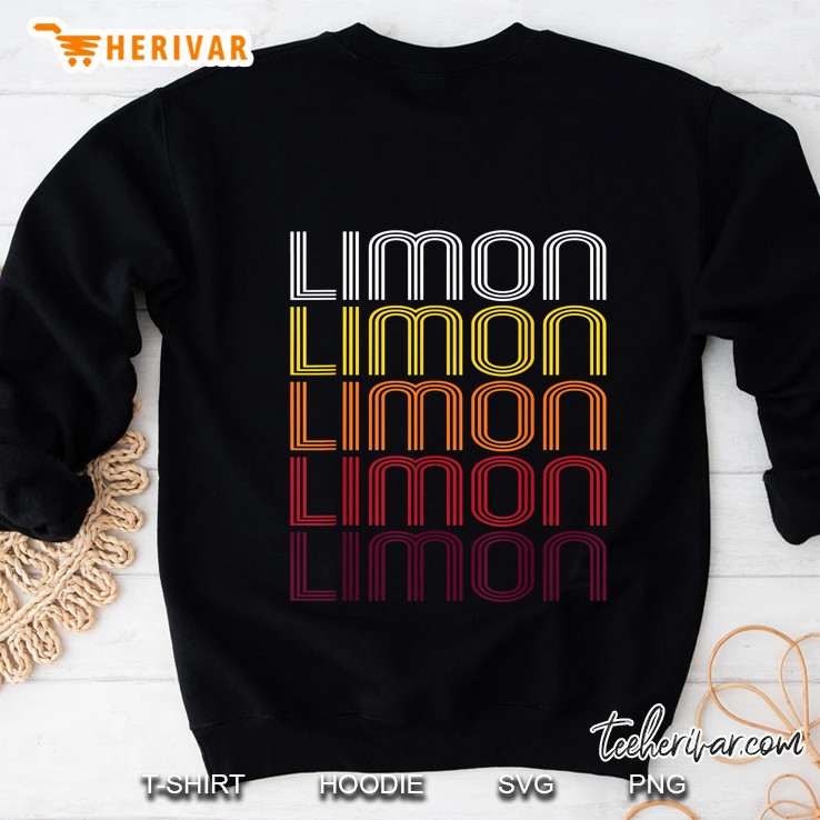 Limon Wordmark Pattern Vintage Version Sweatshirt