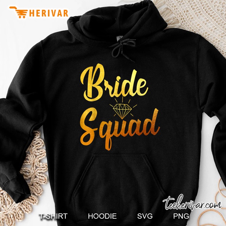 Bachelorette Party Bride Squad Hoodie