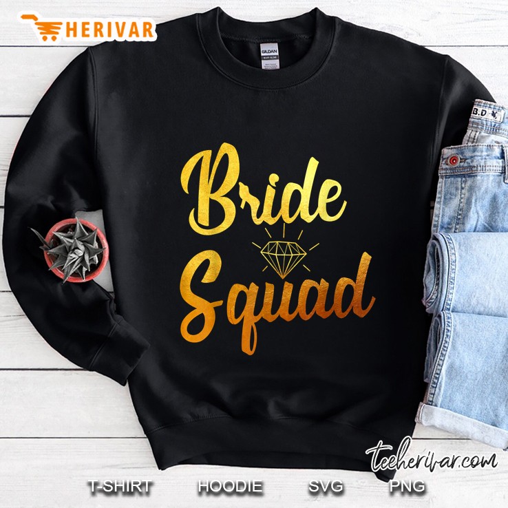 Bachelorette Party Bride Squad Sweatshirt