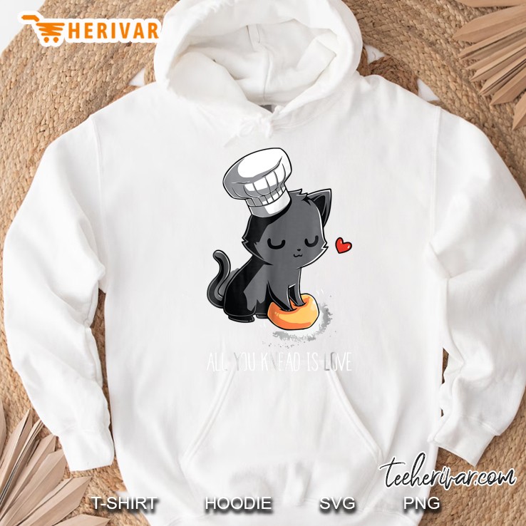 All You Need Is Love Baking Kitty Cat Hoodie