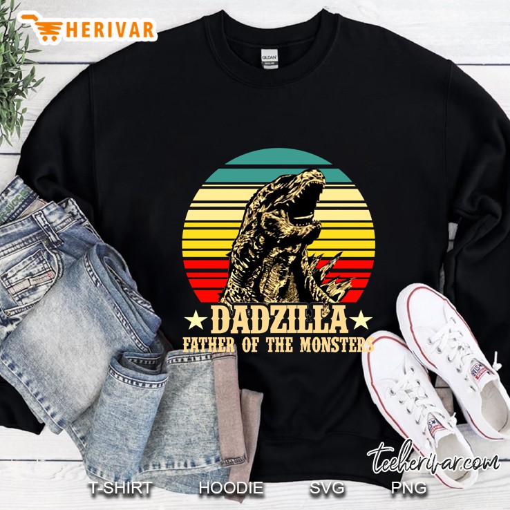 Dadzilla Father Of The Monsters Vintage Version Sweatshirt