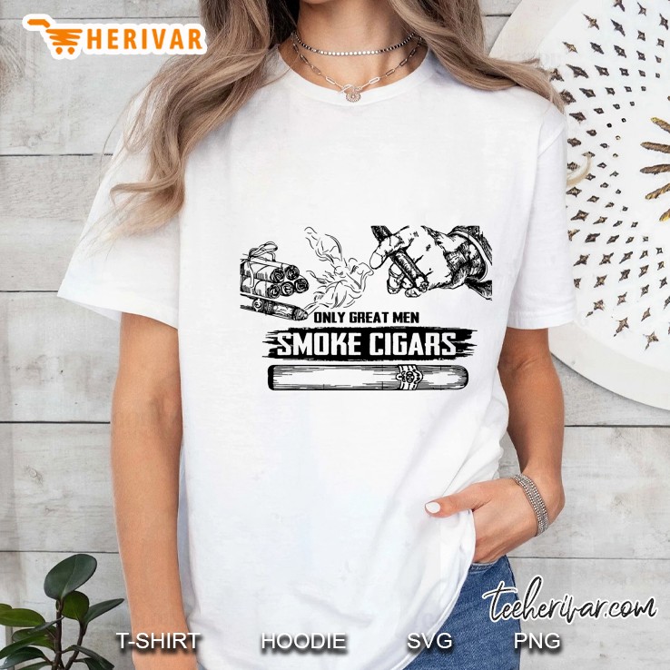 Only Great Men Smoke Cigars Ladies Tee