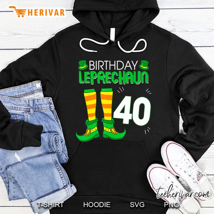 40Th Birthday Leprechaun St Patrick Party Hoodie