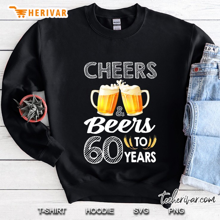 Cheers $ Beers To 60 Years Mugs