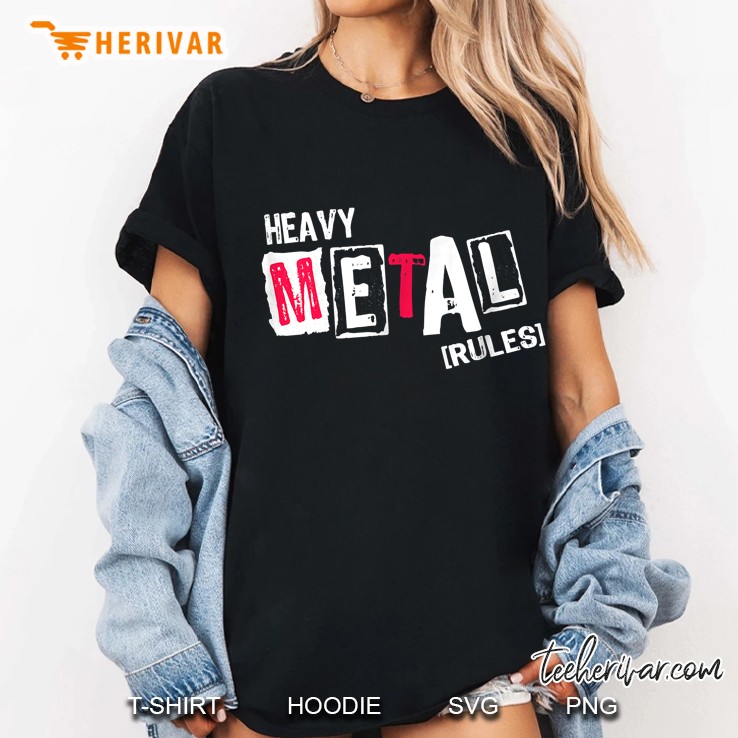 Heavy Metal Rules Hoodie