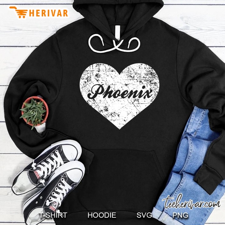 Phoenix Heart Grunge Version Hoodie