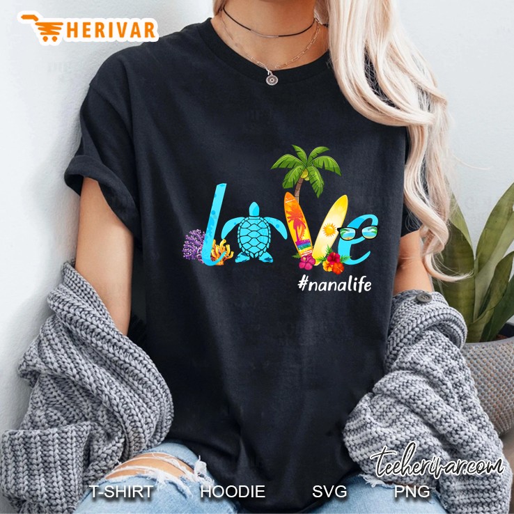 Mom Summer Sea Love Nanalife Nana Life Hoodie