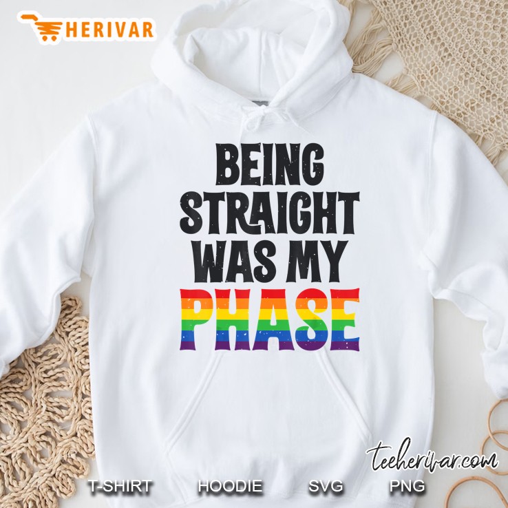 Being Straight Was My Phase Lgbt Pride White Version Mugs