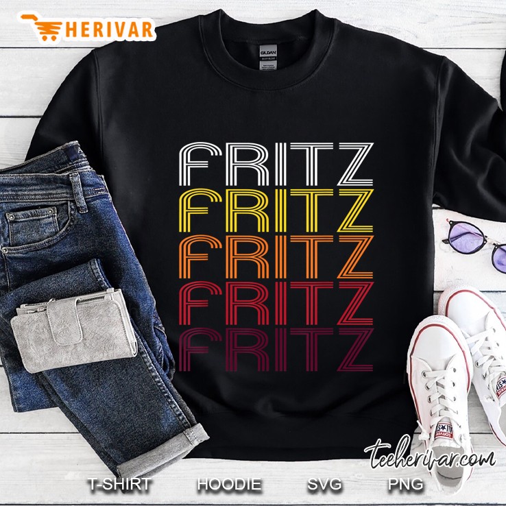 Fritz Wordmark Pattern Vintage Version Sweatshirt