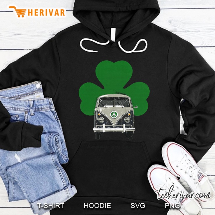 Hippie Van Shamrock Version Hoodie