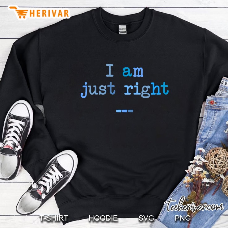 State Of Mind Series I Am Just Right Sweatshirt