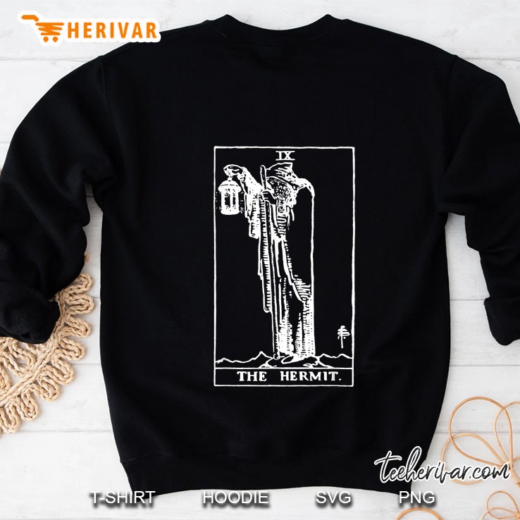 The Hermit Tarot Card IX Version2 Sweatshirt