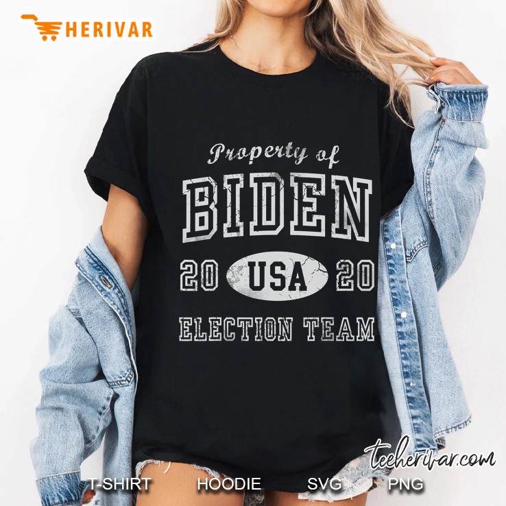 Property Of Biden 20 USA 20 Election Team Ladies Tee