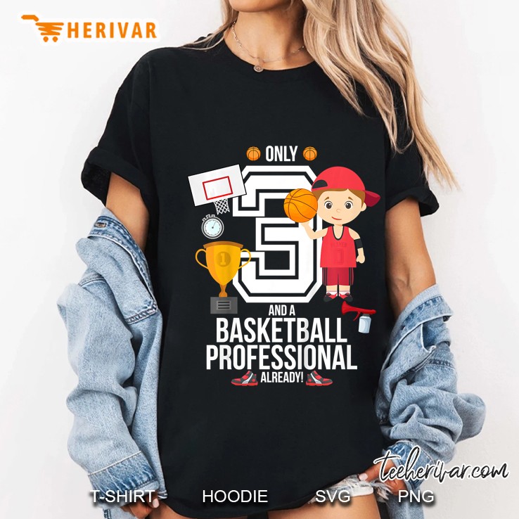 Only 3 And A Basketball Professional Already Ladies Tee