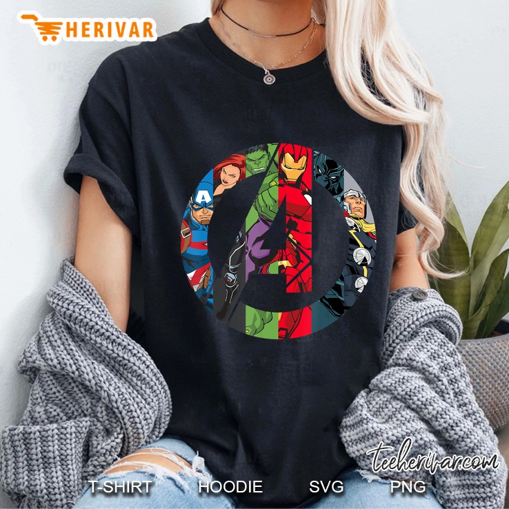 Marvel Avengers A Logo Ladies Tee