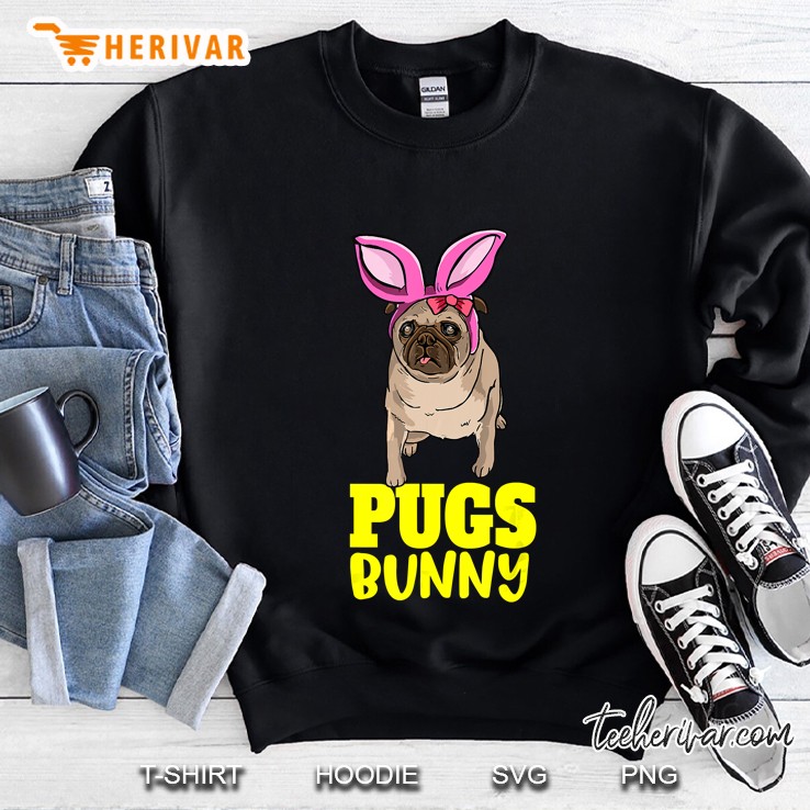 Pugs Bunny Pug With Bunny Ears Version Sweatshirt