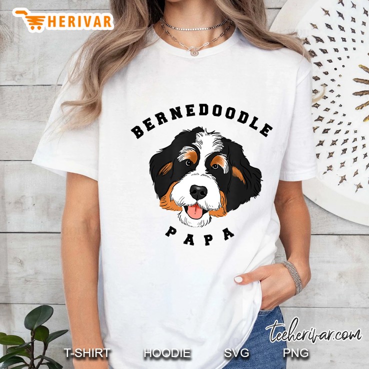Bernedoodle Papa Bernedoodle Dad Bernese Ladies Tee