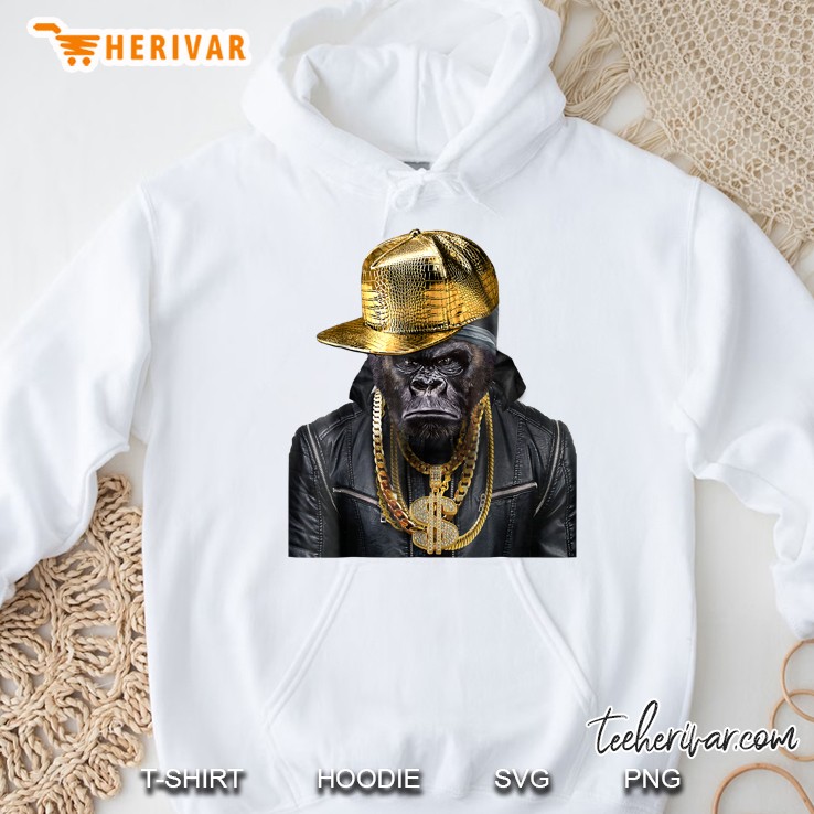 Grumpy Gorilla As Hip Hop Rapper Hoodie