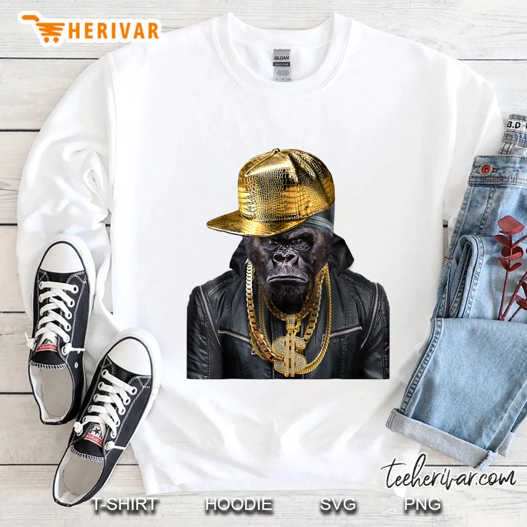 Grumpy Gorilla As Hip Hop Rapper Sweatshirt