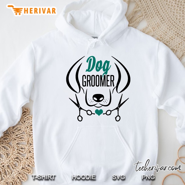 Cute Dog Groomer Dog Grooming Hoodie